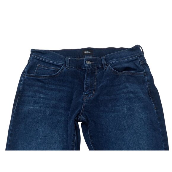 Hudson Blake Jeans Mens 33 Blue Slim Straight Stretch Denim Classic Medium Wash - Picture 2 of 10